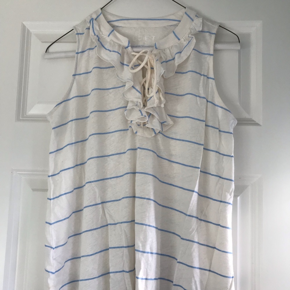 LOFT striped blouse
